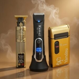 مجموعة العناية الشخصية المتكاملة (3 ماكينات احترافية) | حلاقة، تحديد، وتنعيم