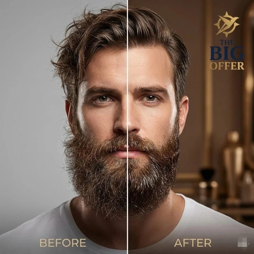 طقم العناية باللحية من Vasso | أدوات تهذيب + زيت وسيروم لمظهر جذاب - الصورة 4