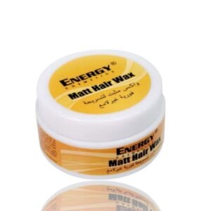 عبوة واكس Energy Cosmetics لتصفيف الشعر بلمسة مطفية، مثالية للستايل الرجولي الثابت بدون لمعان