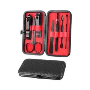 طقم عناية رجالية فاخر | أدوات مناكير وبديكير في علبة متنقلة