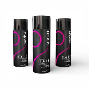 عرض 3 علب ألياف تكثيف الشعر SEVICH | تغطية الفراغات فوراً ومظهر كثيف