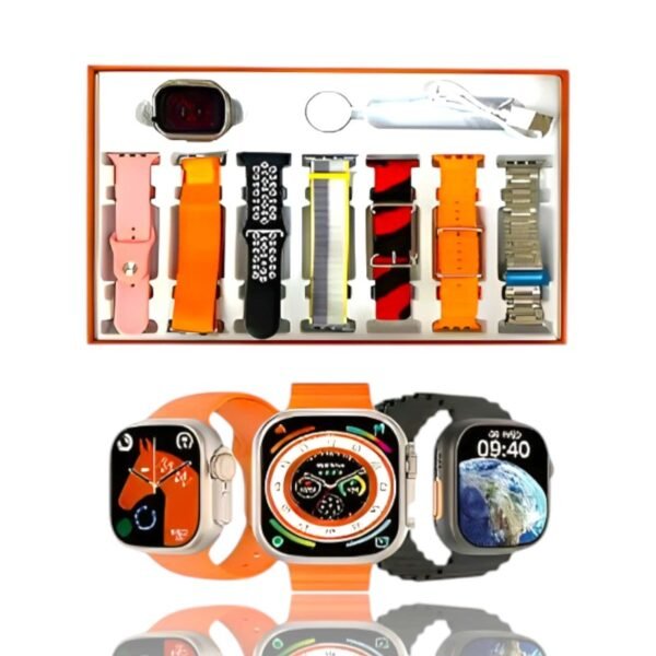 مجموعة إكسسوارات Apple Watch تشمل 12 سير بألوان وخامات متعددة، و3 ساعات بتصاميم مختلفة