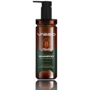 شامبو VASSO Hipster للدقن والشنب – تنظيف ناعم بزيت الجوجوبا