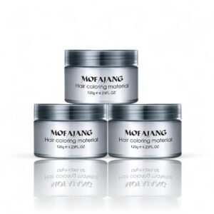 MOFAJANG – جل شعر مؤقت بلون أبيض أو رمادي، يعطي ستايل شبابي جريء يناسب الذوق الكويتي