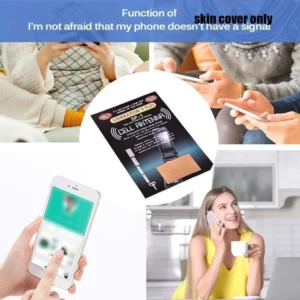 ملصق تقوية إشارة الهاتف GEN X PLUS من الجانب يظهر التصميم المعدني