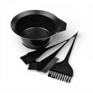 طقم أدوات صبغ الشعر الاحترافي – 5 قطع