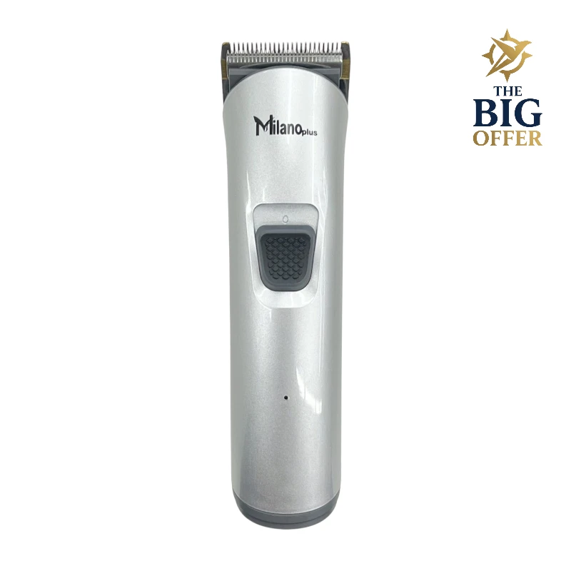 ماكينة حلاقة كهربائية Milano Plus MS-910 – تصميم أنيق، شفرات ستانلس، شحن سريع، حلاقة دقيقة للحية والشعر