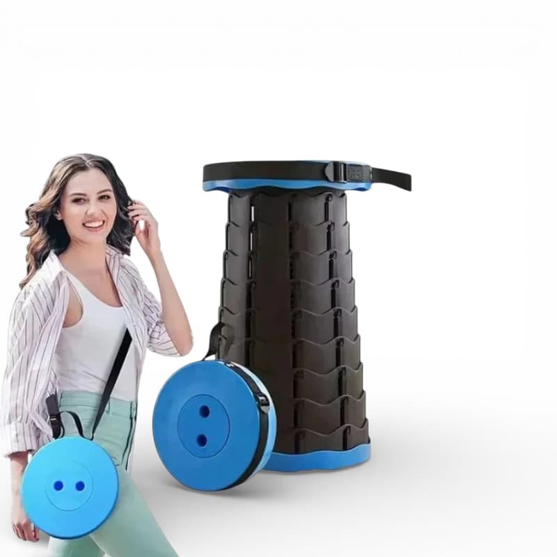 كرسي تلسكوبي محمول للبر والرحلات